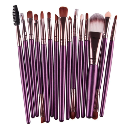 15 Pieces Brush Makeup Kit