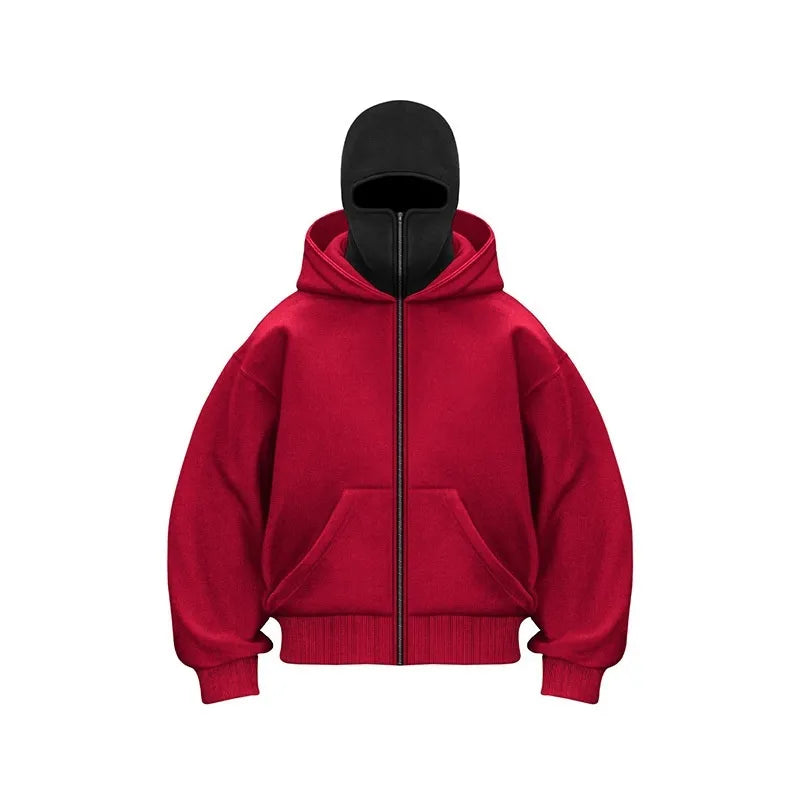 Dual Hood Fleece Sweater