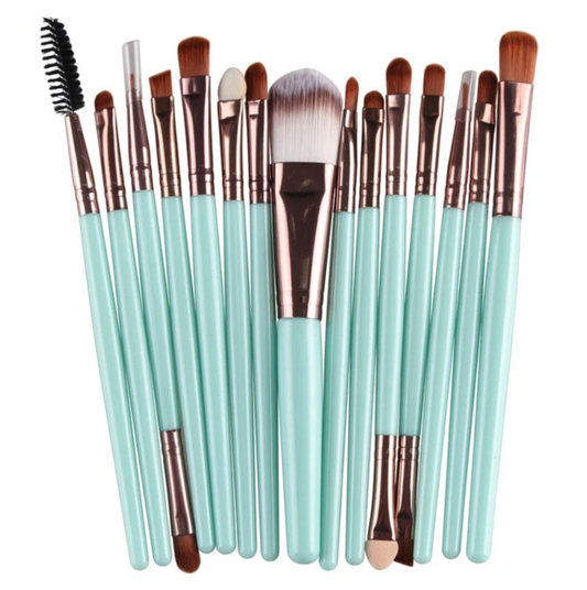 15 Pieces Brush Makeup Kit