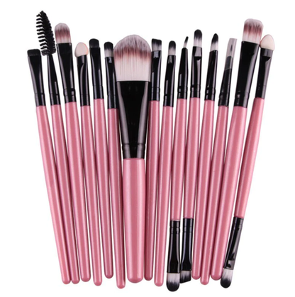 15 Pieces Brush Makeup Kit