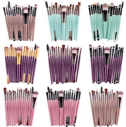 15 Pieces Brush Makeup Kit