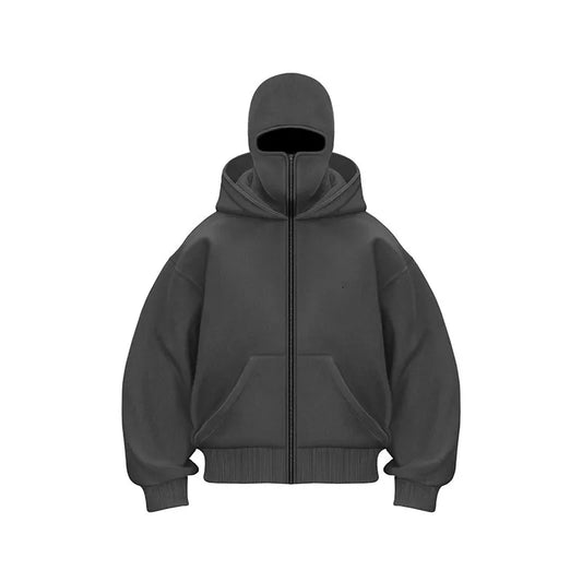 Dual Hood Fleece Sweater